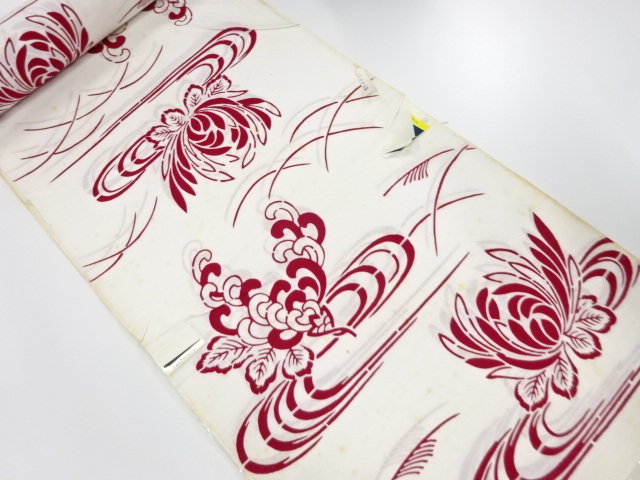 JAPANESE KIMONO / ANTIQUE BOLT FOR YUKATA / COTTON